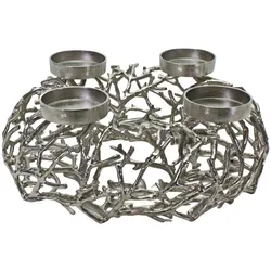 VOSS Design »Äste« Kranz in silber 27x13 cm