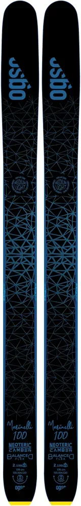 OGSO Tourenski MARINELLI 100 - Uni., black/blue (170 cm)