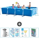 Rechteckiger Frame Pool - 450x220x84 Cm - 5-teilig  Scb123
