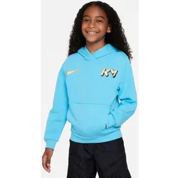 NIKE Kinder Kapuzensweat KM K NSW CLUB FLC HDY, BALTIC BLUE, XS