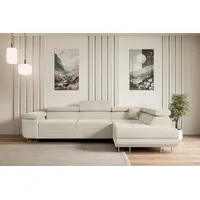 Altdecor Ecksofa mit Schlaffunktion und Bettkasten GUSA-L - 272x202x107