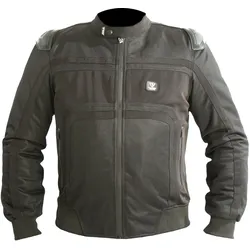 MUGENRACE Tabu wasserdichte Motorrad Textiljacke, schwarz, Größe 2XL für Männer