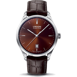 Union Glashütte Viro Datum Herren D011.407.16.291.00 - braun - 41mm