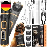 Hundeschermaschine - Schermaschine Hund Schnurlosen - Leise Wiederaufladbarer Hu