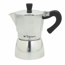 Tognana Grancucina, Kaffeemaschine 2 Tassen, Aluminium, grau
