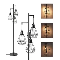 EDISHINE 3-flammig 166 cm Schwarz