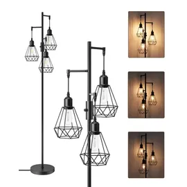 EDISHINE 3-flammig 166 cm Schwarz