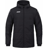 Jako Team Coachjacke mit Kapuze Herren schwarz M