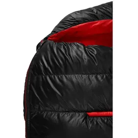 Y by Nordisk Nordisk Vib 250 Schlafsack - Black / Fiery Red - Lang