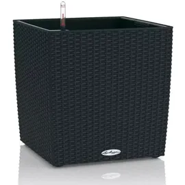 LECHUZA Cube Cottage 30 Komplettset 30 x 30 x 30 cm graphitschwarz