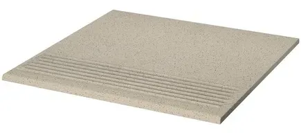 Rako Taurus Granit Treppenfliese dunkelbeige 30x30 cm matt TCA34061.1