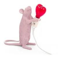 Seletti Mouse Lamp Valentine Dekolampe USB weiß