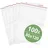 Quadrios Druckverschlussbeutel ohne Beschriftungsstreifen (B x H) 80mm x 120mm Transparent Polyethylen 100St.