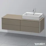 Duravit XSquare Waschtischunterschrank, 4 Auszüge, XS4913R9090,