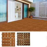 CASARIA Holzfliesen Akazie Mosaik 30x30cm