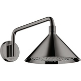 Hansgrohe Axor Kopfbrause mit Brausearm polished black chrome