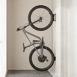 Maclean Brackets Fahrrad-Wandhalterung max. Tragkraft 35 kg, Neigungswinkel einstellbar, Stahl - Schwarz