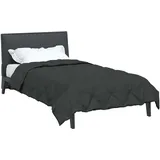 vidaXL Ganzjahresbettdecke Anthrazit 220 cm Mikrofaser