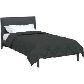 vidaXL Ganzjahresbettdecke Anthrazit 220 cm Mikrofaser