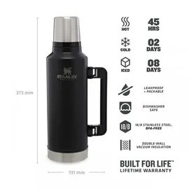 Stanley Classic Legendary Bottle 2 QT matte black pebble 1,9 l