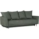 GUTMANN FACTORY Schlafsofa Grün B:235cm H:70cm T:108cm, 100% Polyester, Sofas