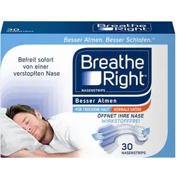 BESSER Atmen Breathe Right Nasenpfl.normal transp. 30 St