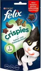 felix® Katzen-Leckerli Crispies mit Lamm- und Gemüsegeschmack 45,0 g