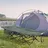 Outsunny Feldbett Campingliege Grau