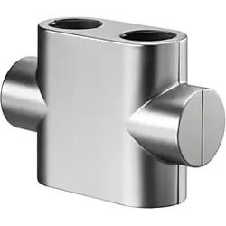 Oventrop Design Abdeckung 11847097 für "Multiblock T",Durchgangsform, verchromt