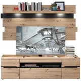 Innostyle Wohnwand TV Lösung MEMPHIS 2-teilig Artisan Eiche Graphit Nachbildung
