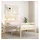 vidaXL Seniorenbett 90 x 200 cm Beige