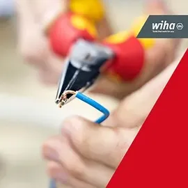 Wiha Flachrundzange Professional electric mit Schneide gerade Form in Blister 160 mm
