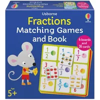 Usborne Fractions Matching Games and Book
