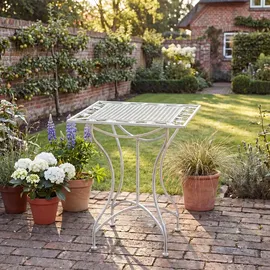 CLP Gartentisch Asina 60 X 60 cm, antik weiß