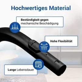 Vioks Handgriff Griff passend wie Miele 9442601 für 35mmØ Rohr-Ø Staubsauger