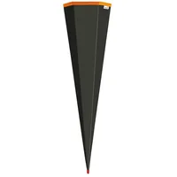 ROTH Schultüte 85cm eckig Basteltüte schwarz