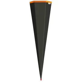 ROTH Schultüte 85cm eckig Basteltüte schwarz