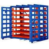 RR Industrietechnik Schubfachregal für Bleche RBR-30T, 3370x1650x2310mm 8 Etagen mit Tiefenauflage