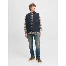 JACK & JONES Langarmhemd »JJECLASSIC FLANNEL CHECK SHIRT LS SN« Jack & Jones Otter