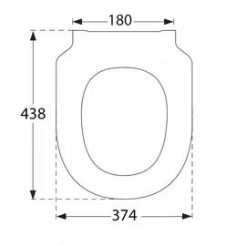 Villeroy & Boch Subway 3.0 WC-Sitz Graphite