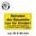 Corvus A600060 - Kids-at-Work, Bauschild Betreten der Baustelle nur für Kinder!, 55x85mm