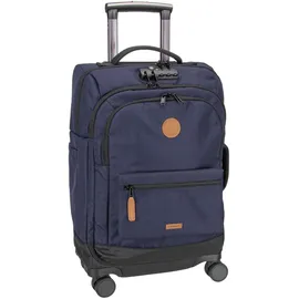 Cabaia Soft Suitcase 4-Rollen Cabin 55 cm / 51 cm / 32 l blau