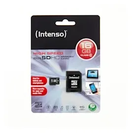 Intenso microSD Class 10 16 GB + microSD-Adapter