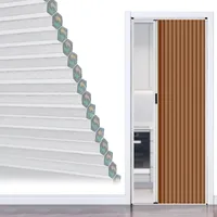 Falttür Falttüren Innentüren Schiebetür 190 Cm Hohe Falttür/temporäre Wabentür Mit Akkordeon, Trennwand Für Schlafzimmer, Küche, Arbeitskabine, 60 64 71 76 86 97 122 221 Cm Breit(E WXH,28X75IN(71x190c