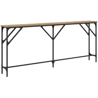 VidaXL Konsolentisch Eiche 180x23x75 cm Holzwerkstoff