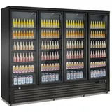 A&S polarny Gastro Getränkekühlschrank Kühlschrank Gewerbekühlschrank 2000l 4 Türen 2500x705x2050mm | + GT24 Geschirrtuch