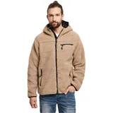 Brandit Textil Brandit Teddyfleece Worker Jacket in beige, Größe 7XL