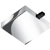 Bruck Endeinspeisung für All-in chrom glänzend, quadratisch