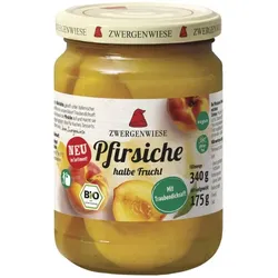 Zwergenwiese Pfirsiche - halbe Frucht bio