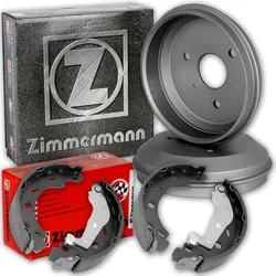 Zimmermann Bremstrommeln+backen Passend Für Smart 450 451 452 Fortwo Cabrio: Bremstrommel Smart: 4329v001000000 Smart: 4329v003000000 Smart: 451423000